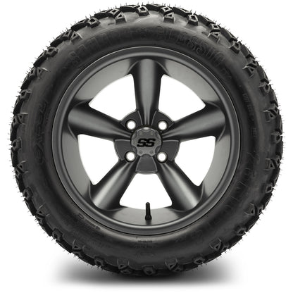 MODZ® 14" Godfather Gunmetal Wheels & Off-Road Tires Combo (Xcomp Gladiator 23-10-14 Radial)