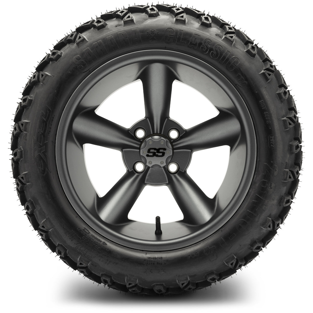MODZ® 14" Godfather Gunmetal Wheels & Off-Road Tires Combo (Arisun X-Armory All-Terrain 23x10-14 Radial)