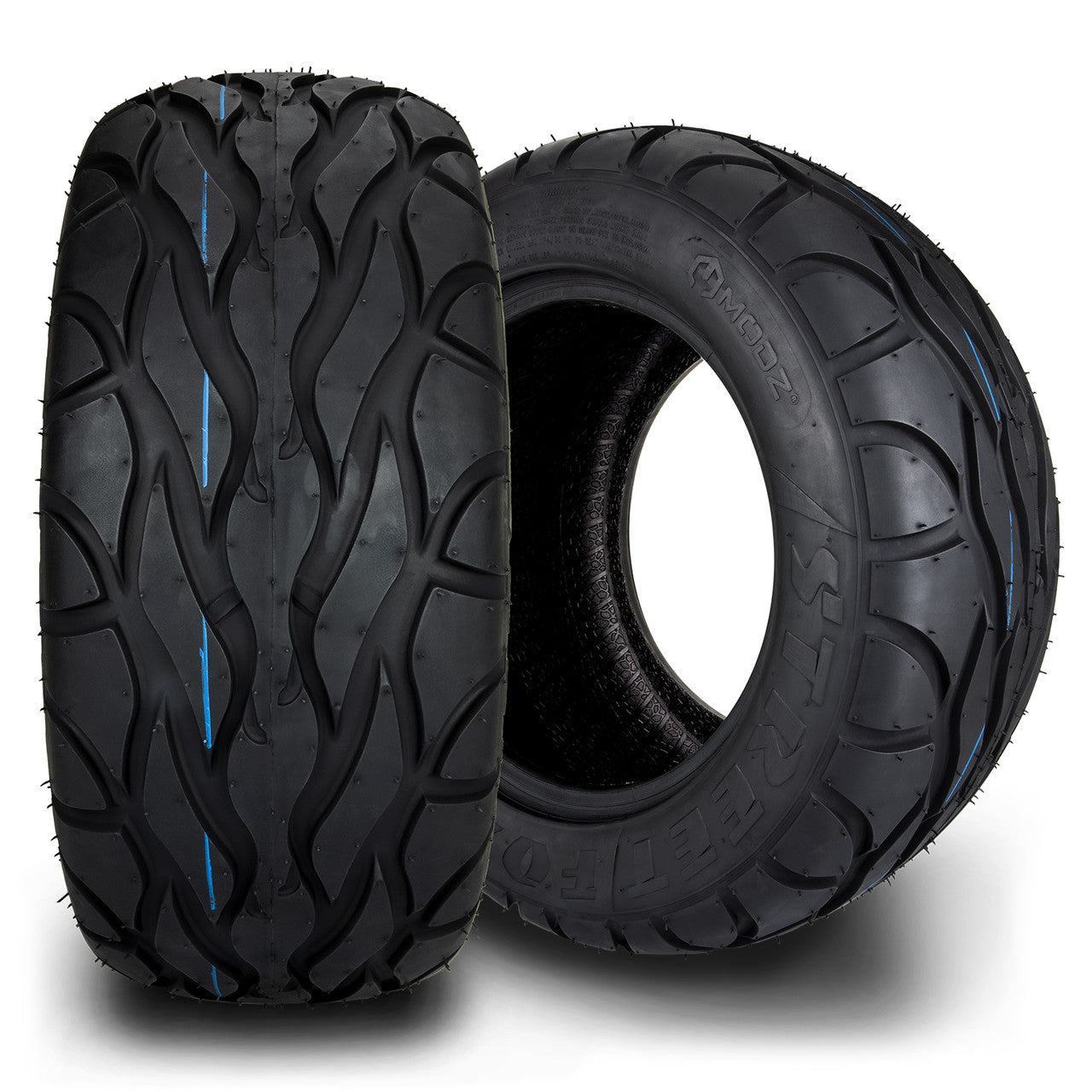 MODZ® Street Fox 245/50-12 Radial Golf Cart Tire - tread view