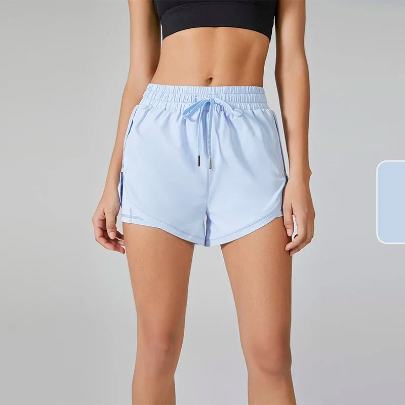 Neon Spandex Workout Shorts for Women