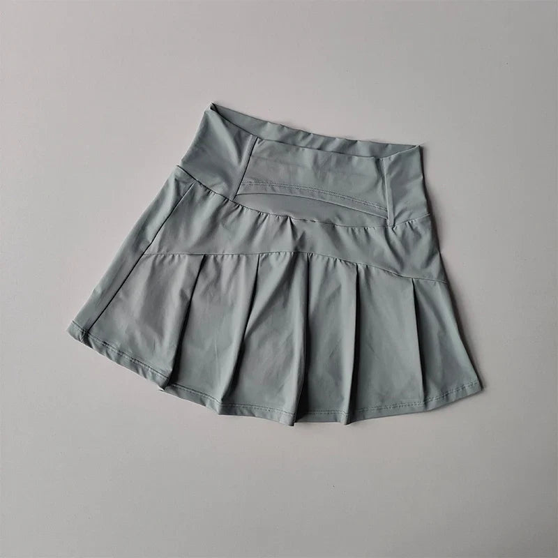 Women's High Waisted Sports Skirts Yoga Running Tennis Golf