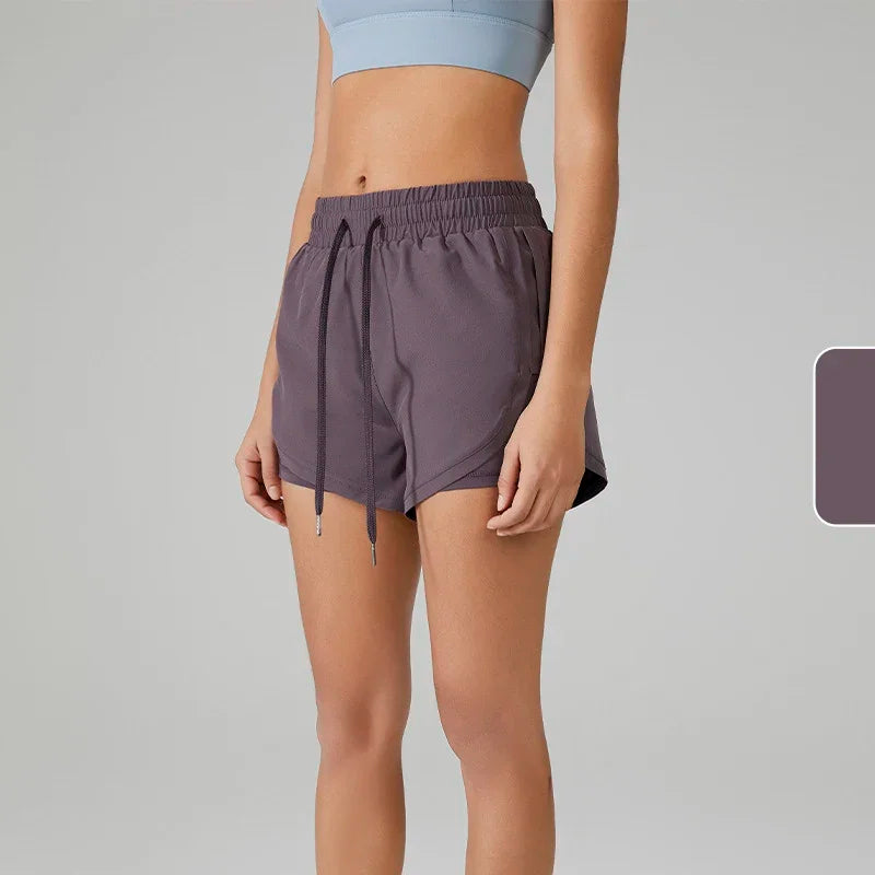 Neon Spandex Workout Shorts for Women