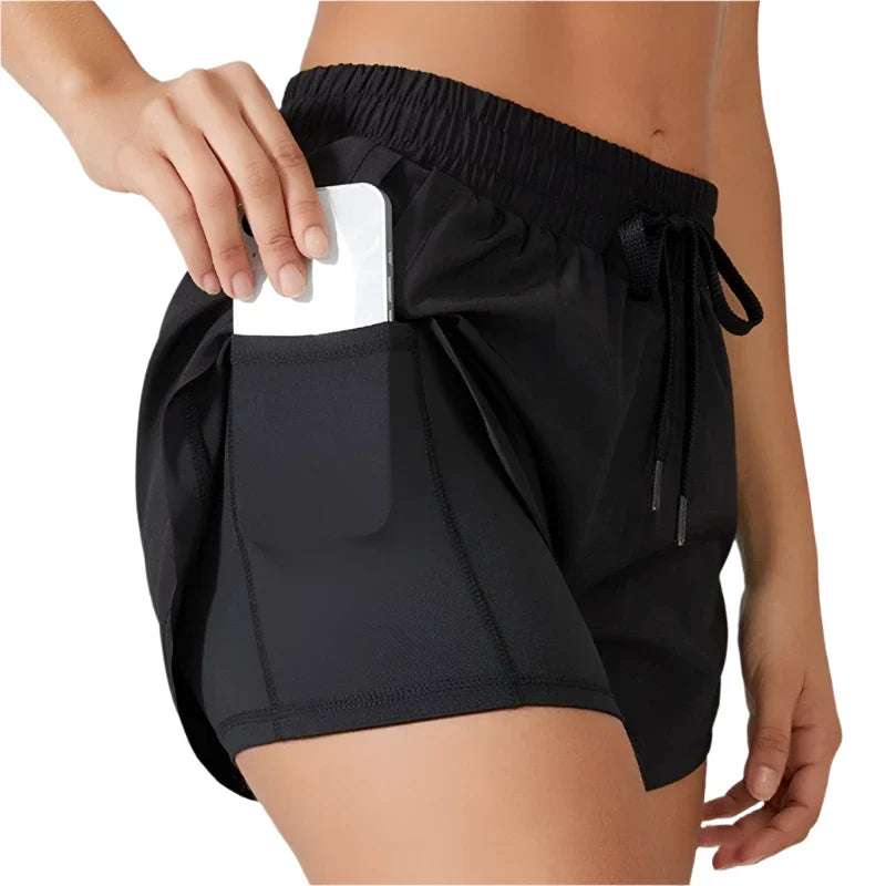 Neon Spandex Workout Shorts for Women