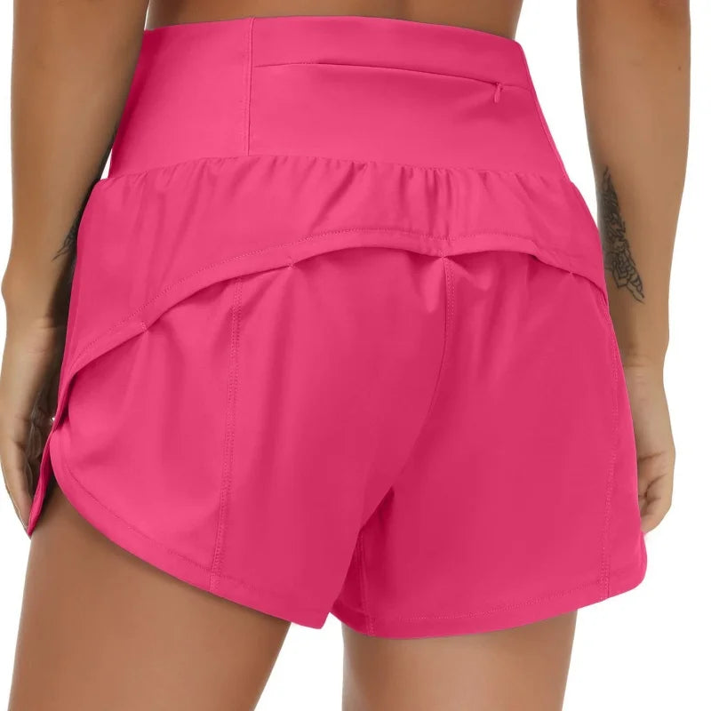 Stay Active in Style  High Waisted Workout Shorts