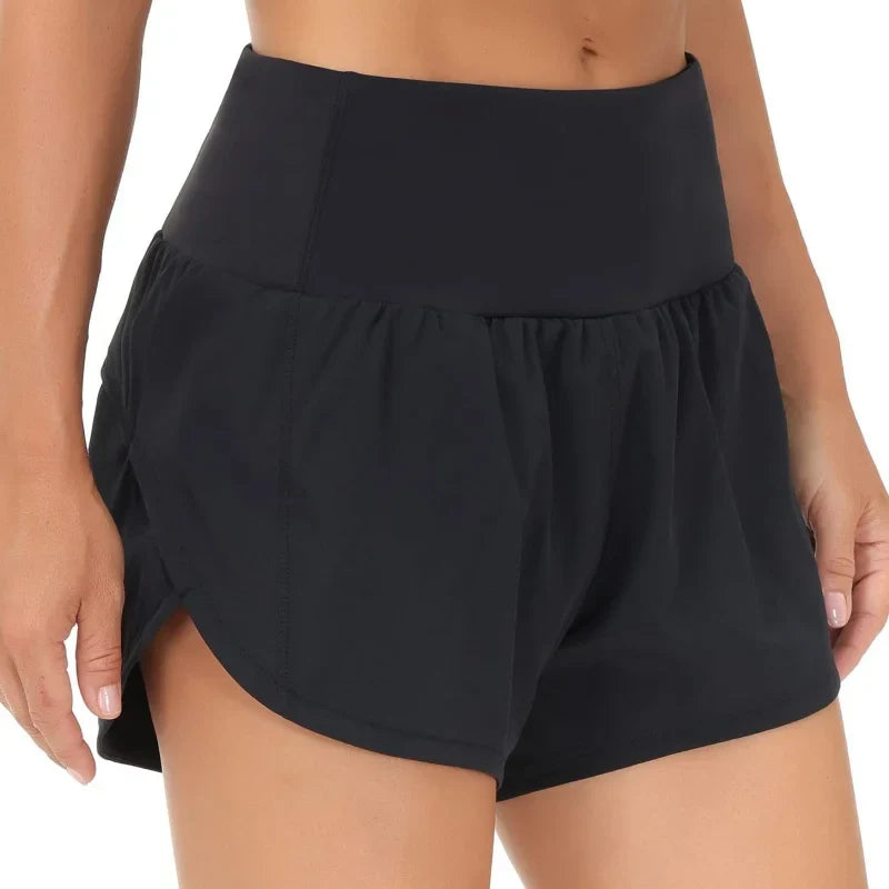 Stay Active in Style  High Waisted Workout Shorts