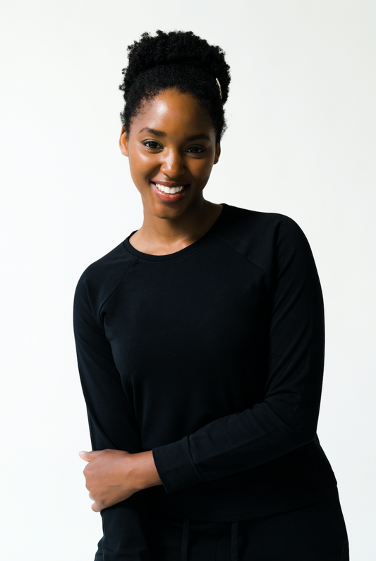 Women's The Ease Pullover - Black