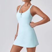 Women's Golf Dress with Shorts Tennis Workout Dress