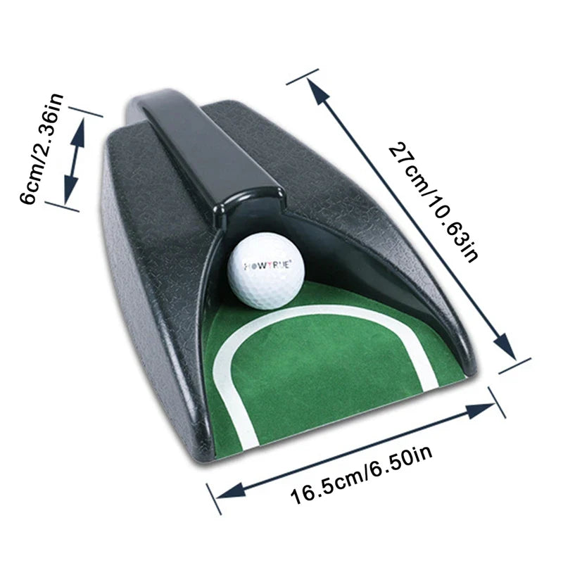 Automatic Return Golf Putting Cup: Indoor/Office Practice