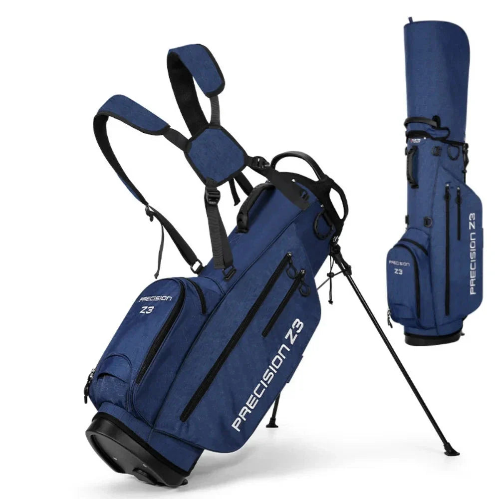 Durable Nylon Golf Bag with Convenient Club Stand