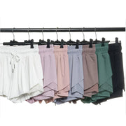 Loose Fit Running Shorts with Drawstring