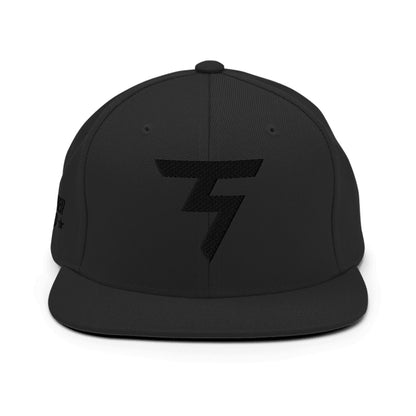 Spinner Snapback The Torrey Black Black golf hat – front view