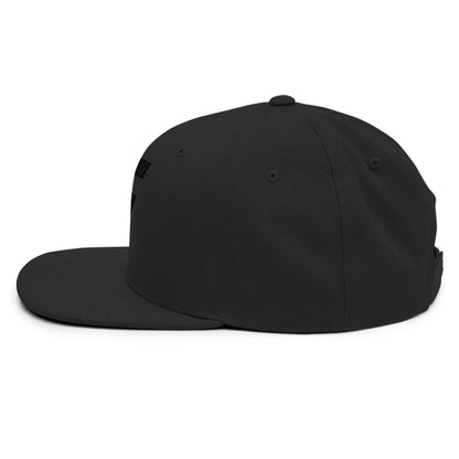 Spinner Snapback The Torrey Black Black golf hat – left side