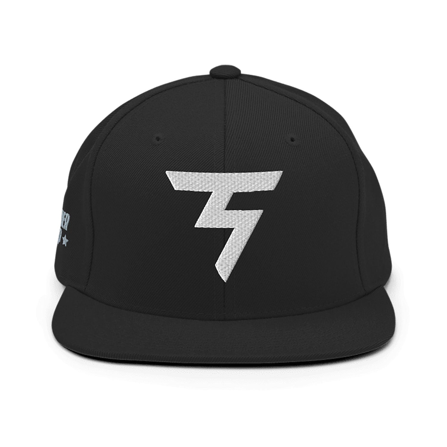 Spinner Snapback The Torrey Black White golf hat – front view