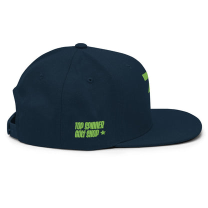 Spinner Snapback The Torrey Navy Kiwi golf hat – right side