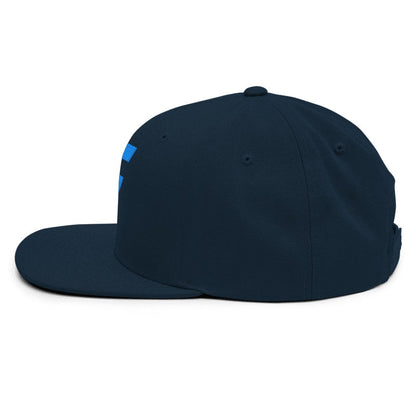 Spinner Snapback The Torrey Navy Powder golf hat – left side
