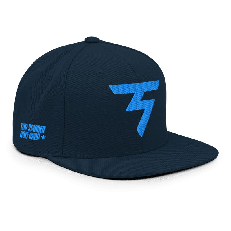 Spinner Snapback The Torrey Navy Powder golf hat – front view