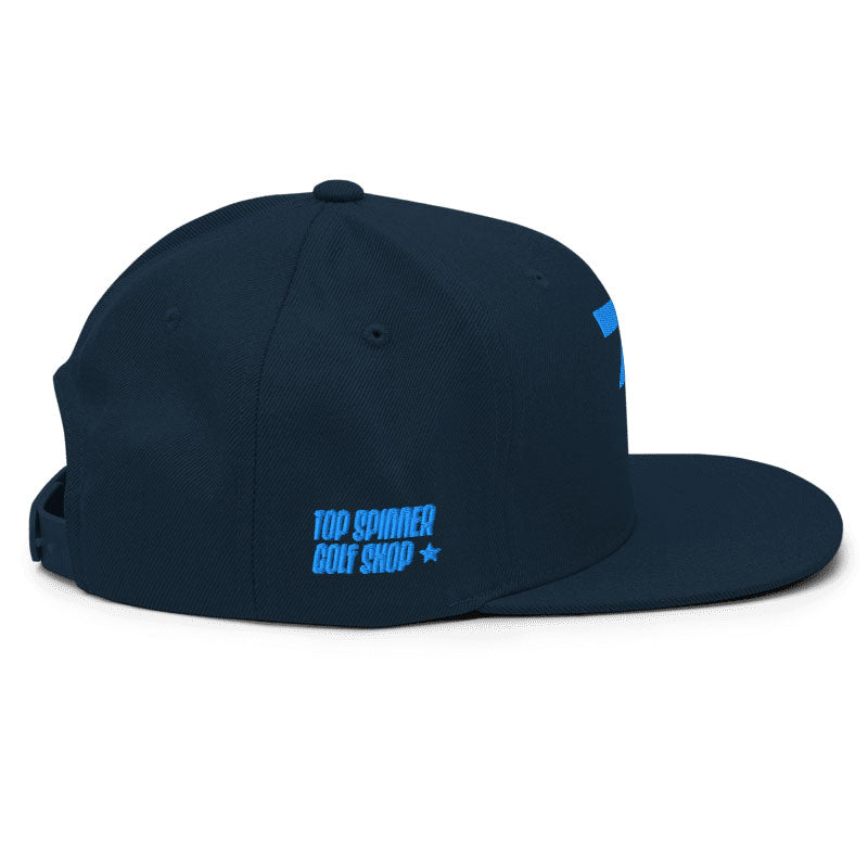 Spinner Snapback The Torrey Navy Powder golf hat – right side