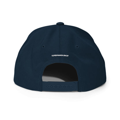 Spinner Snapback The Torrey Navy White golf hat – back view