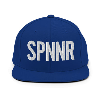 Spinner Snapback The Links Royal White golf hat – front view