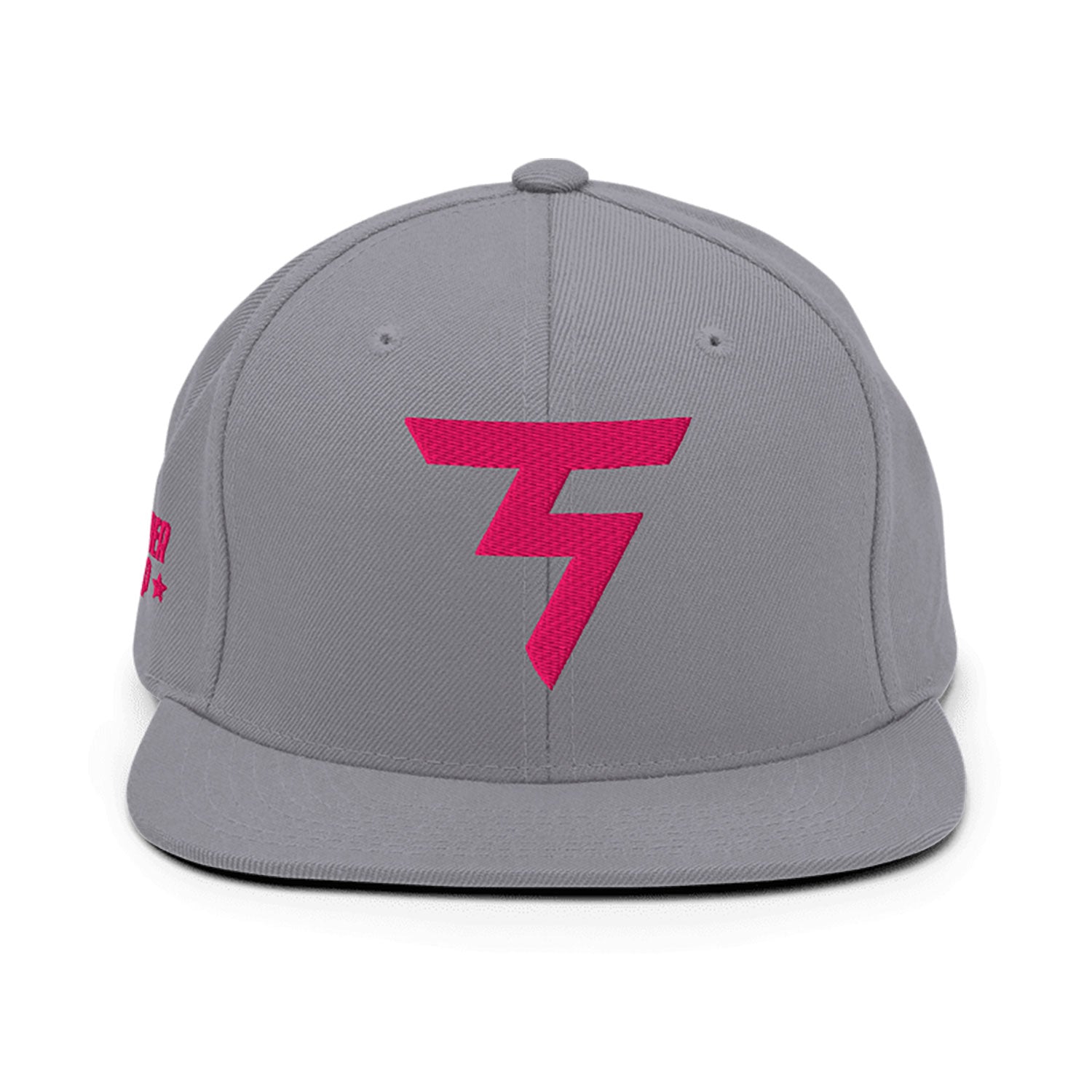 Spinner Snapback The Torrey Silver Pink golf hat – front view
