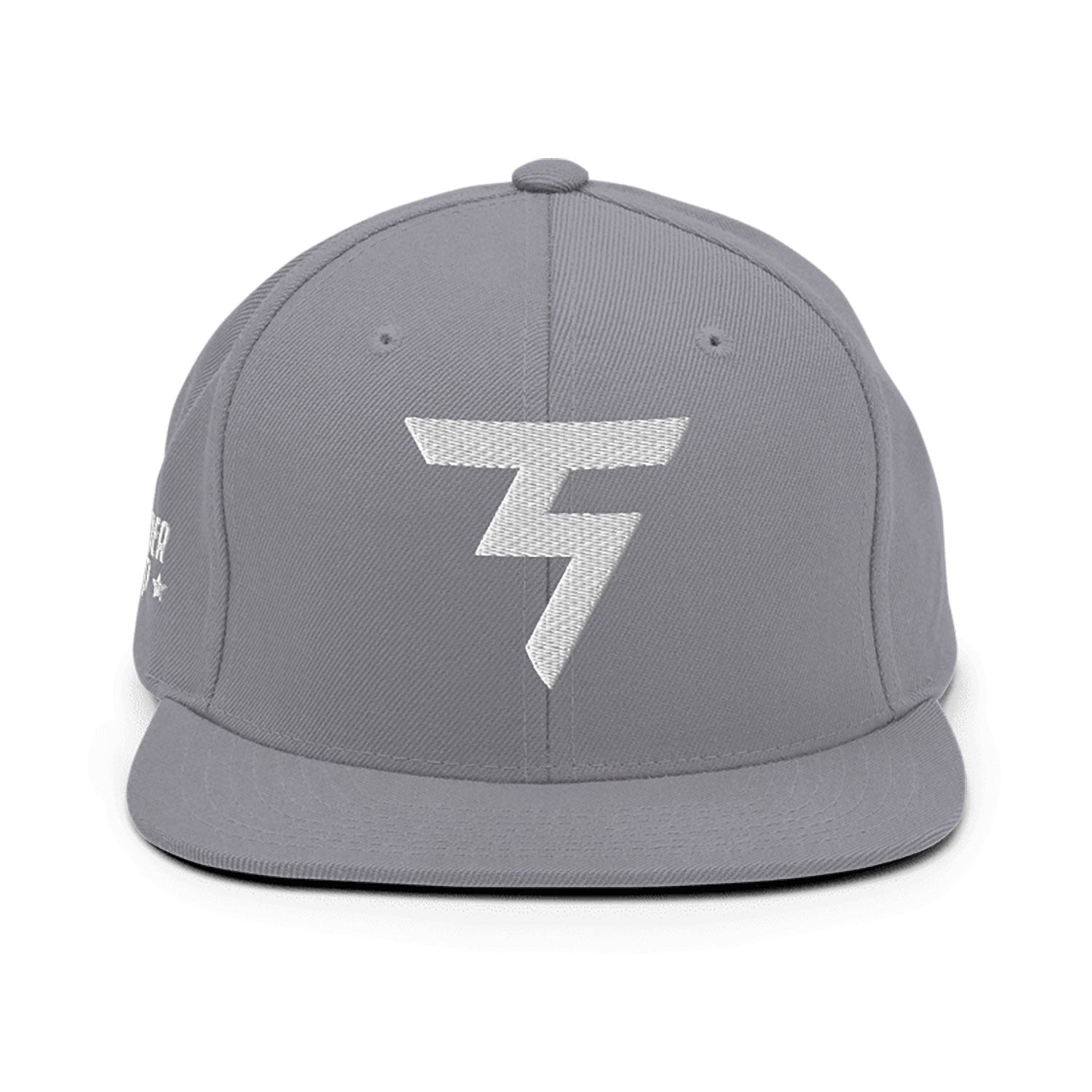 Spinner Snapback The Torrey Silver White golf hat – front view