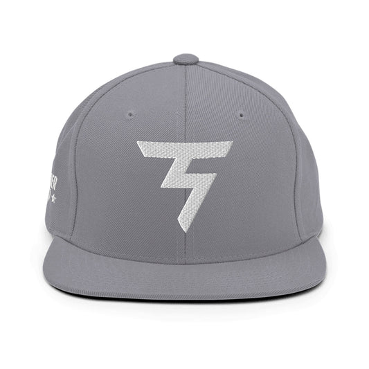 Spinner Snapback The Torrey Silver White golf hat – front view