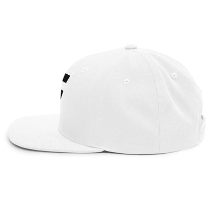 Spinner Snapback The Torrey White Black golf hat – left side