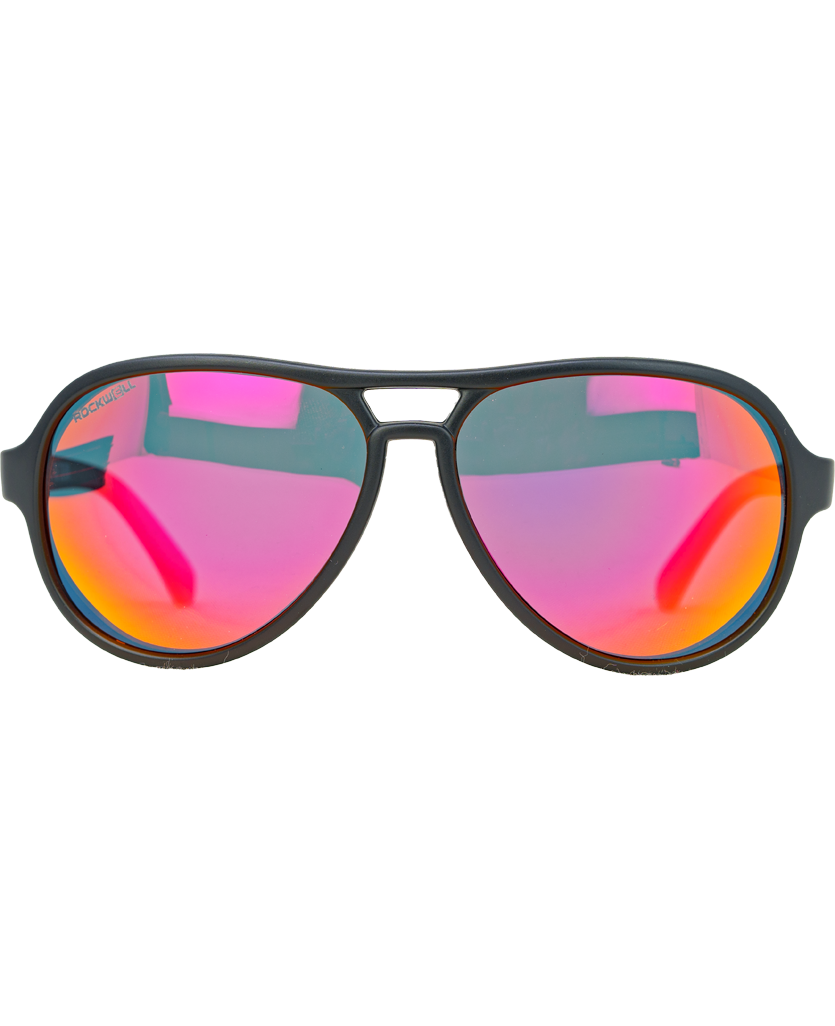 Casino (Black/Red Mirror Polarized Lens