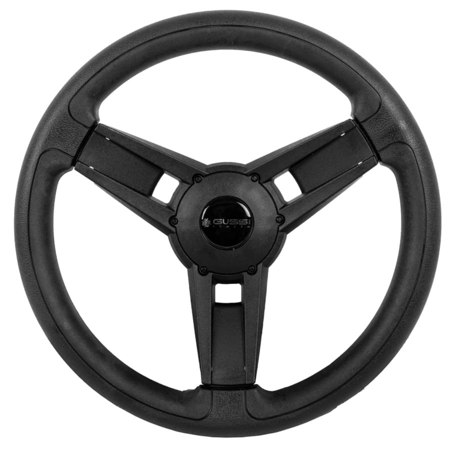 Gussi Italia® Giazza Black Steering Wheel Compatible with ICON Golf Car Models & AEV Golf Car Models