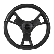 Gussi Italia® Model 13 Black/Carbon Fiber Steering Wheel For E-Z-GO