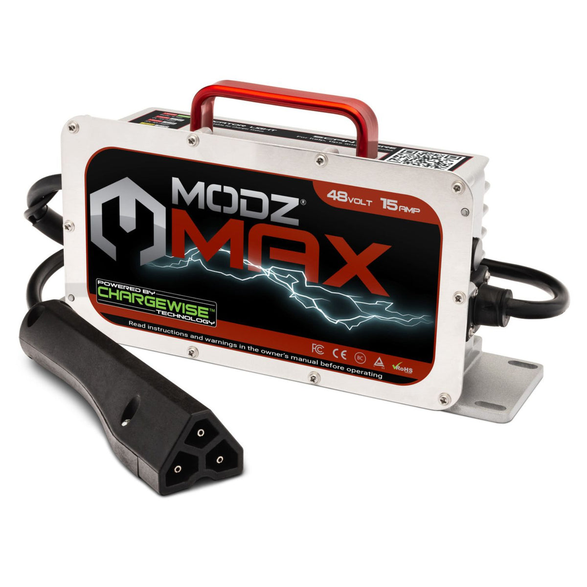 MODZ MAX48 15 Amp EZGO RXV & TXT48 Battery Charger for 48 Volt Golf Carts