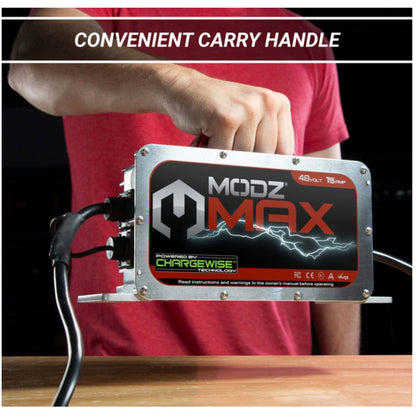 MODZ MAX48 15 Amp Yamaha G19/G22 Battery Charger for 48 Volt Golf Carts