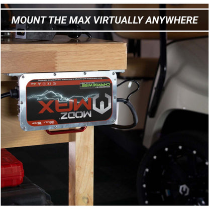 MODZ MAX36 15 Amp Charger for 36 Volt Golf Carts with Crowfoot Plug