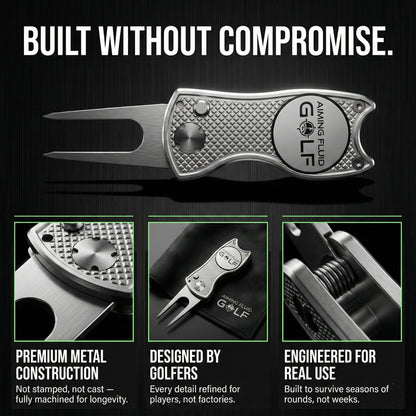 Foldable Metal Divot Tool
