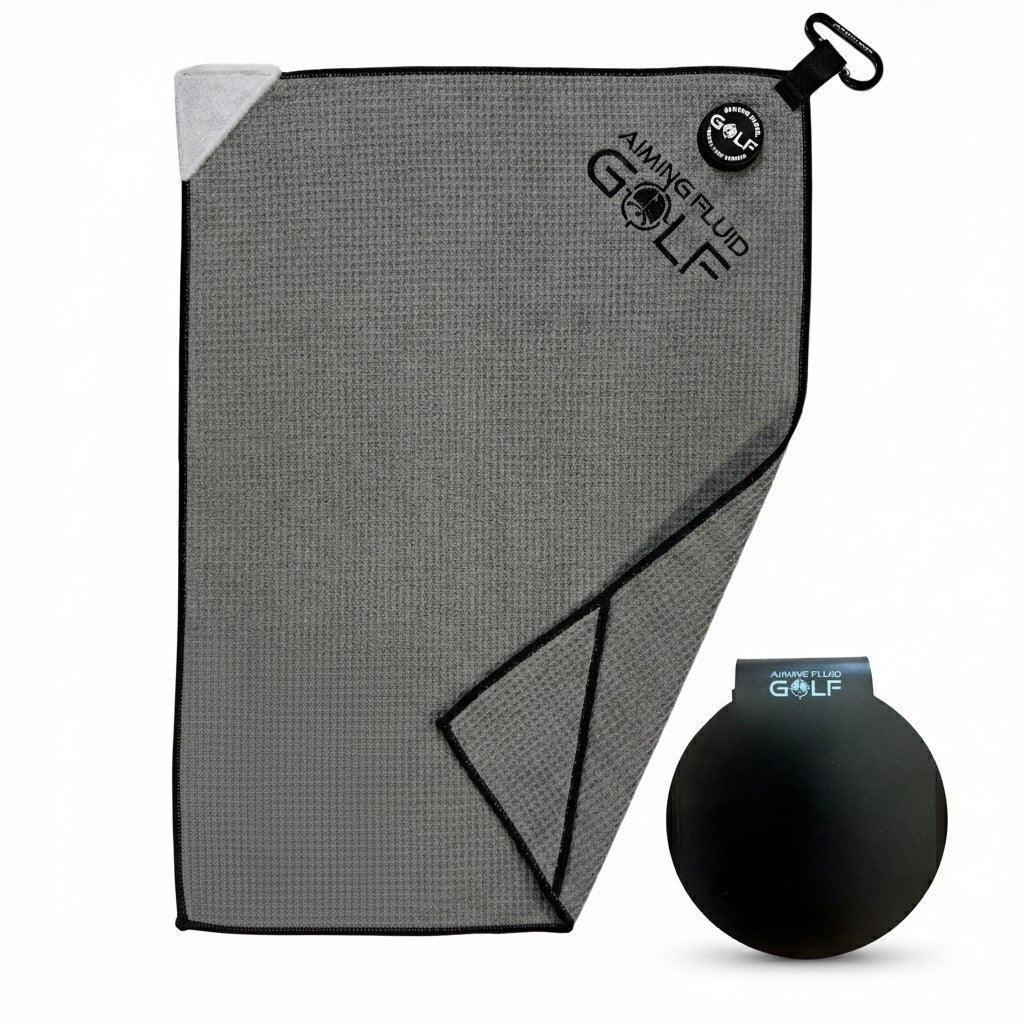 Stubby Magnetic Golf Towel + Landing Pad System