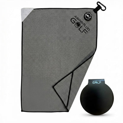 Stubby Magnetic Golf Towel + Landing Pad System