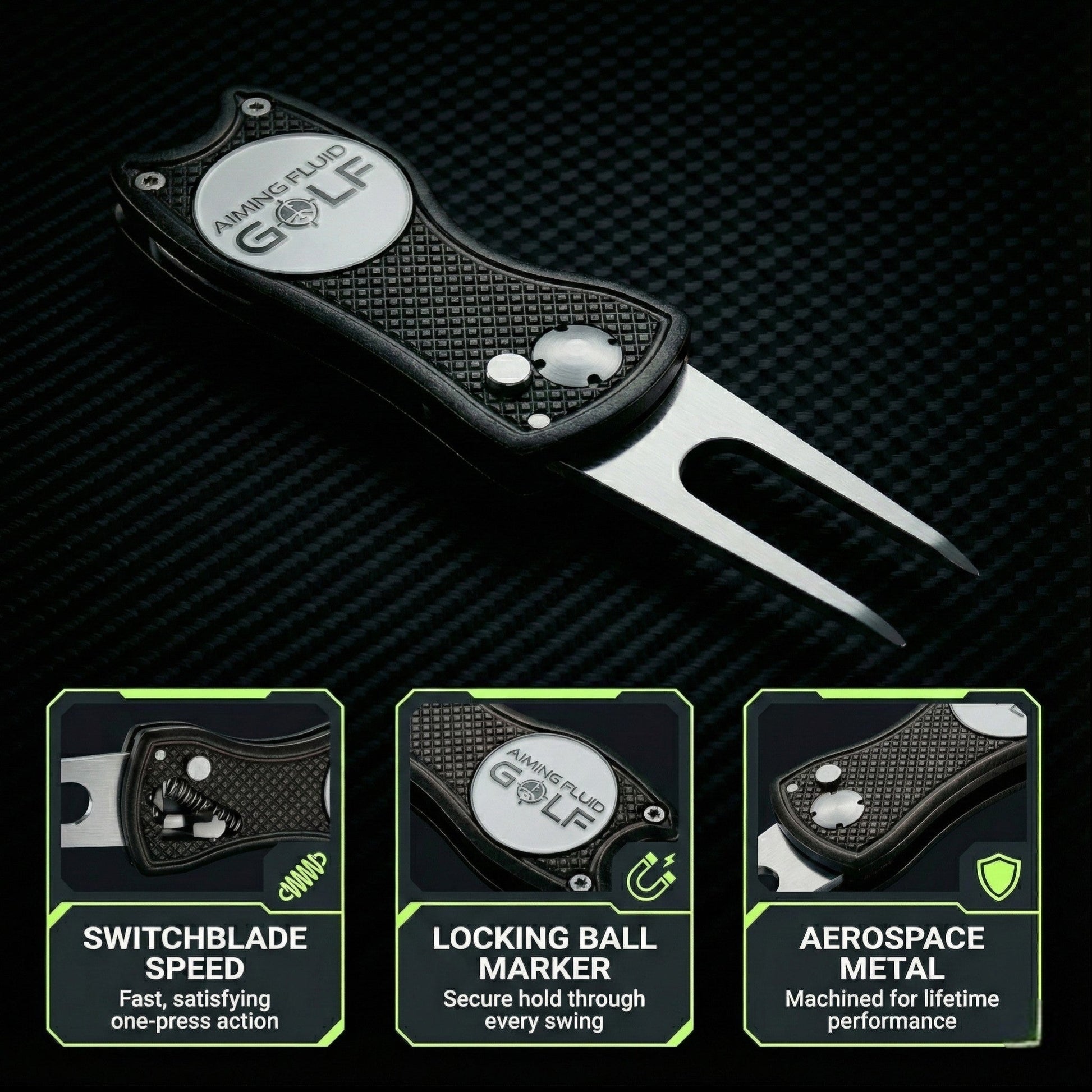 Foldable Metal Divot Tool