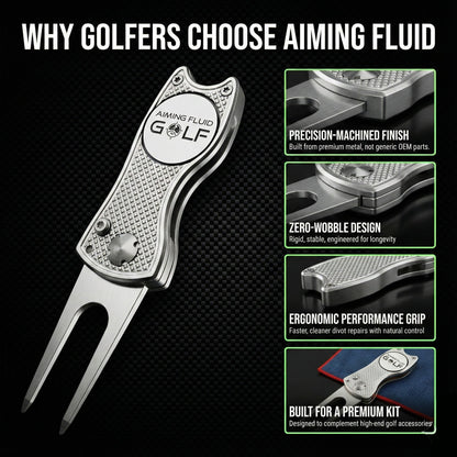 Foldable Metal Divot Tool