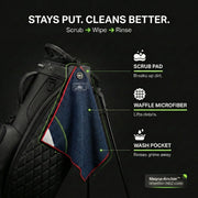 Magna-Anchor™ Magnetic Golf Towel – Stubby (16×24)