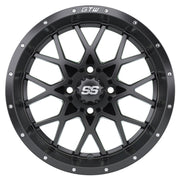 Vortex 14 inch GTW golf cart wheel - Matte Black