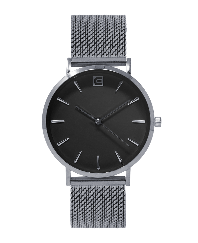 Voyager (Silver/Black) Watch