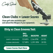 Original Golf Club Water Brush Cleaner - Black