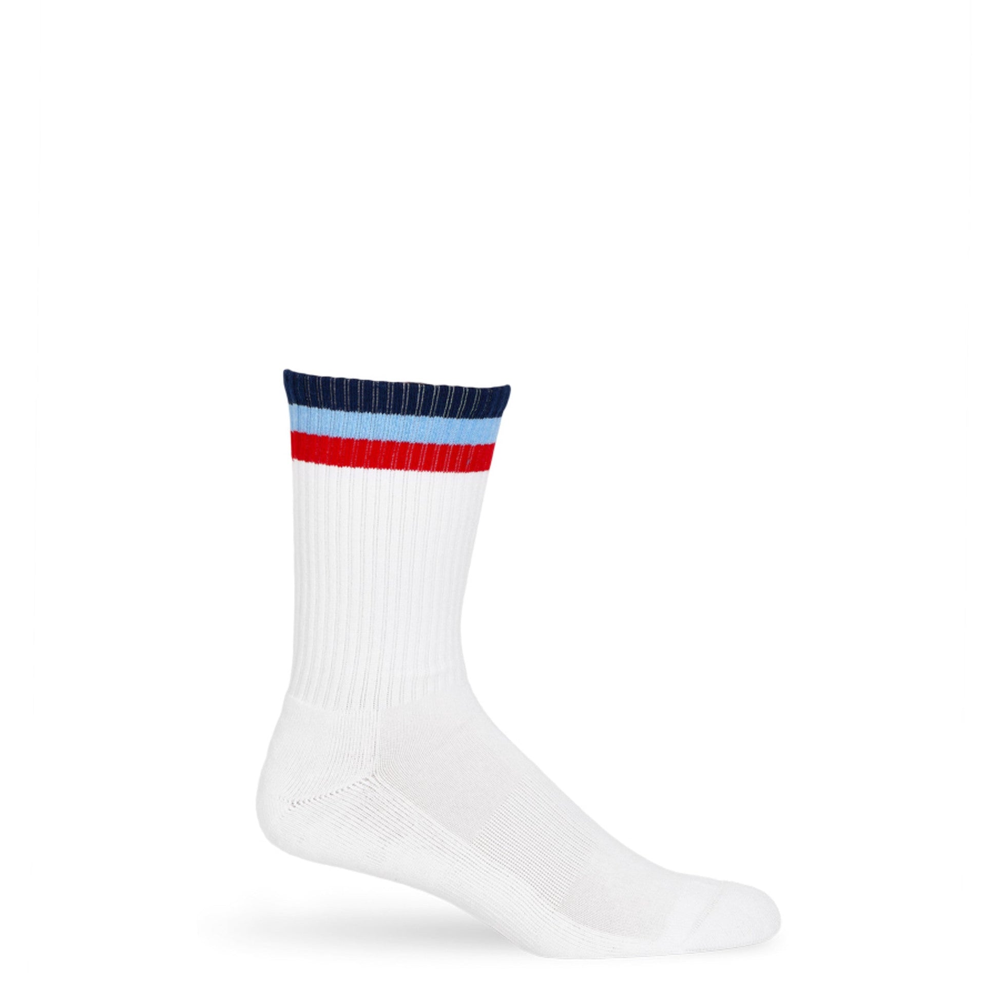 3 Stripe Casual Crew Socks 2-Pack