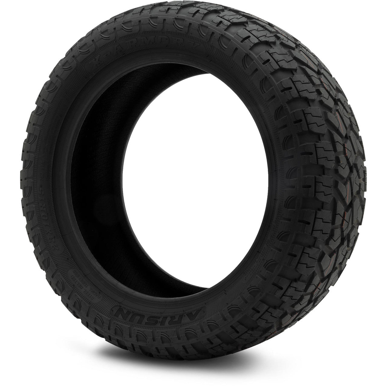 Arisun® X-Armory 23x10-R15 Steel Belted Radial Golf Cart Tire (6-Ply) - angle view