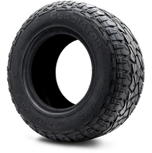 Xcomp® Gladiator 23x10-R12 Steel Belted Radial Golf Cart Tire - angle view
