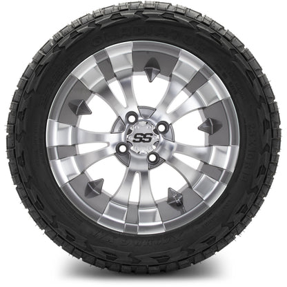 MODZ® 14" Vampire Gunmetal Wheels & Off-Road Tires Combo (Arisun X-Trail All-Terrain 23x10-14)