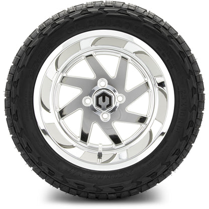 MODZ® 14" Fury Chrome Wheels & Off-Road Tires Combo (Arisun X-Trail All-Terrain 23x10-14)