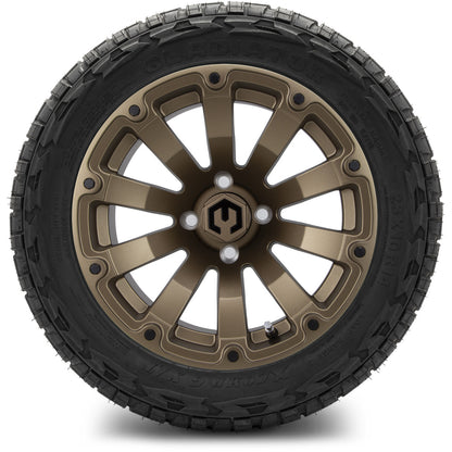 MODZ® 14" Bomber Matte Bronze Wheels & Off-Road Tires Combo (Xcomp Gladiator 23-10-14 Radial)