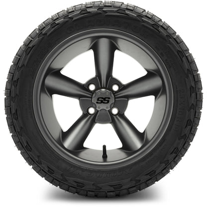 MODZ® 14" Godfather Gunmetal Wheels & Off-Road Tires Combo (Xcomp Gladiator 23-10-14 Radial)