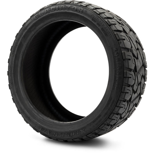 Xcomp® Gladiator 205x35-R14 Steel Belt Radial Golf Cart Tire - angle view
